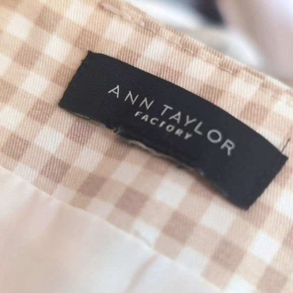 Ann Taylor Tan Pencil skirt Everyday Skirt Size 10 - Picture 5 of 11